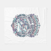 Couverture Polaire Conception de tee-shirt graphique de style rétro L (Devant (Horizontal))
