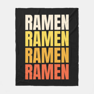 Couverture Polaire Conception de texte Ramen