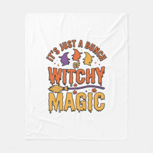 Couverture Polaire Conception de typographie Halloween magique ensorc