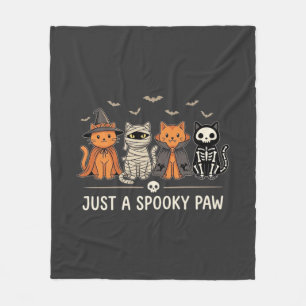 Couverture Polaire Conception de vecteur de costume de chat Halloween