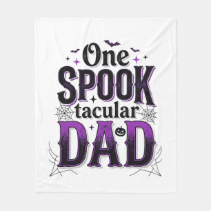 Couverture Polaire Conception de vecteur vintage Halloween de papa Sp