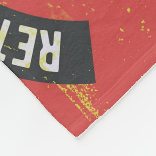 Couverture Polaire Conception de voiture Retro (Coin)