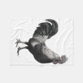 Couverture Polaire Conception de volaille de poulet _6 (Devant (Horizontal))
