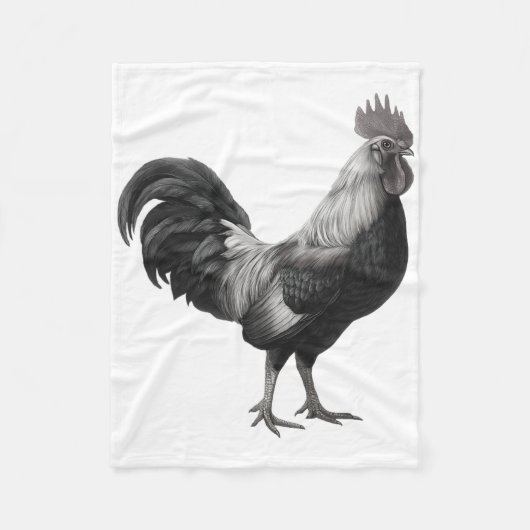 Couverture Polaire Conception de volaille de poulet _6 (Devant)