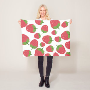 Couverture Polaire Conception des fruits de framboise