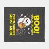 Couverture Polaire Conception d'Halloween pour les travailleurs posta (Devant (Horizontal))