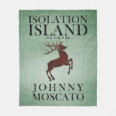 Couverture Polaire Conception d'indice de cerf de l'île d'isolement (Devant)