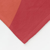 Couverture Polaire Conception d'ondes de style rétro multicolore (Coin)