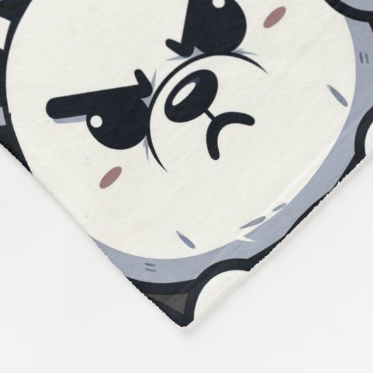 Couverture Polaire Conception d'ours polaires en colère (Coin)