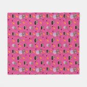 Couverture Polaire Conception drôle de fitness pour cochons d'Inde (Devant (Horizontal))