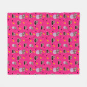 Couverture Polaire Conception drôle de fitness pour cochons d'Inde (Devant (Horizontal))