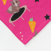 Couverture Polaire Conception drôle de fitness pour cochons d'Inde (Coin)
