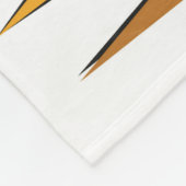 Couverture Polaire Conception du chat noir du milieu du siècle (Coin)