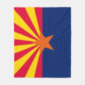 Couverture Polaire Conception du drapeau de l'État de l'Arizona (Devant)
