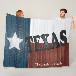 Couverture Polaire Conception du drapeau du Texas