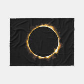 Couverture Polaire Conception Éclipse Solaire 21 août 2017 (Devant (Horizontal))