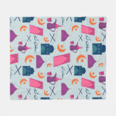 Couverture Polaire Conception festive de Ramadan islamique (Devant (Horizontal))