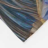 Couverture Polaire Conception Feuille Iridescente Quilée (Coin)