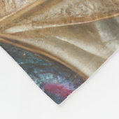 Couverture Polaire Conception Feuille Iridescente Quilée (Coin)