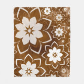 Couverture Polaire Conception Florale 13 (Devant)
