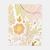 Couverture Polaire Conception Florale 19 (Devant)