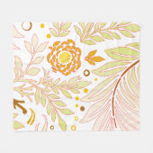 Couverture Polaire Conception Florale 19 (Devant (Horizontal))