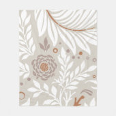 Couverture Polaire Conception Florale 25 (Devant)