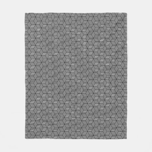 Couverture Polaire Conception géométrique d'art de motif (Devant)