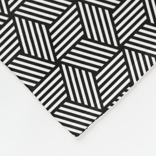 Couverture Polaire Conception géométrique d'art de motif (Coin)