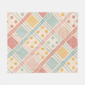 Couverture Polaire Conception géométrique du milieu du siècle avec de (Devant (Horizontal))