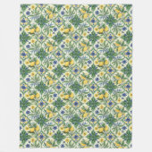 Couverture Polaire Conception géométrique traditionnelle méditerranée (Devant)