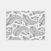 Couverture Polaire Conception inspirée de Paisley (Devant (Horizontal))