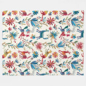Couverture Polaire Conception inspirée d'Otomi (Devant (Horizontal))