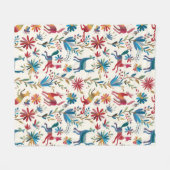 Couverture Polaire Conception inspirée d'Otomi (Devant (Horizontal))