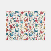 Couverture Polaire Conception inspirée d'Otomi (Devant (Horizontal))