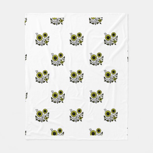 Couverture Polaire Conception motif (Devant)