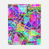 Couverture Polaire Conception Motif Abstraite dynamique (Devant)