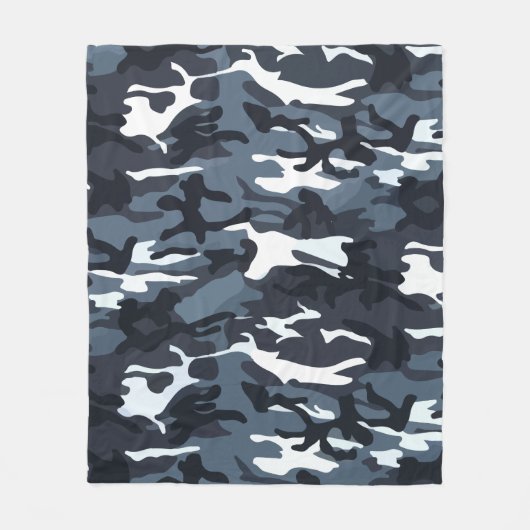 Couverture Polaire Conception Motif Camouflage (Devant)