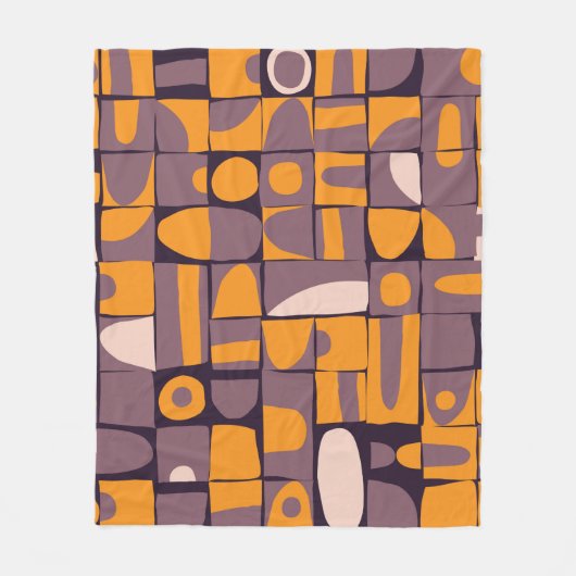 Couverture Polaire Conception motif transparente avec bracelet géomét (Devant)