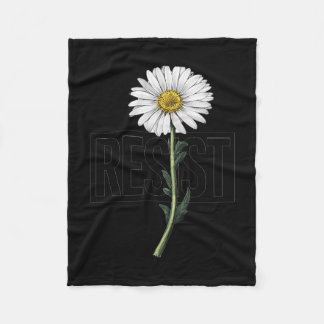 Couverture Polaire Conception politique de protestation florale pour