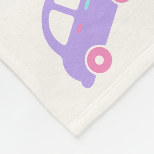 Couverture Polaire Conception sans soudure du véhicule mignon (Coin)