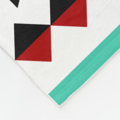 Couverture Polaire Conception tribale de Natif américain aztèque de (Coin)