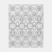 Couverture Polaire Conception tribale de Zendoodle (Devant)
