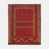 Couverture Polaire Conception turkmène antique (Devant)