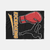 Couverture Polaire Conception unique de gant de boxe de kickboxing (Devant (Horizontal))