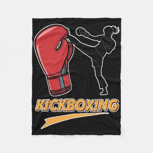 Couverture Polaire Conception unique de gant de boxe de kickboxing (Devant)