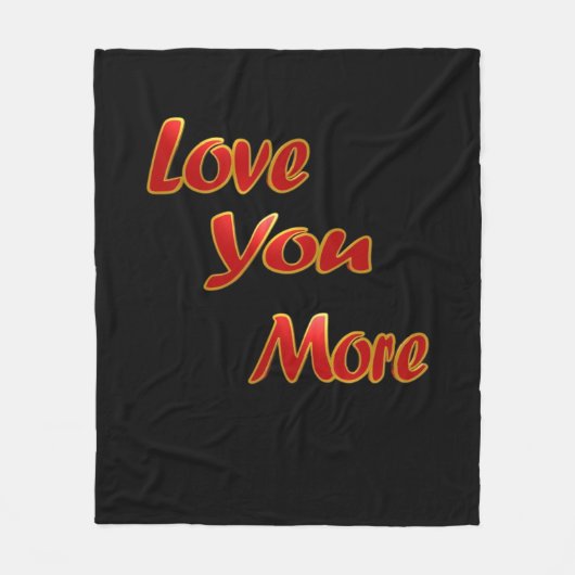 Couverture Polaire Conception Visuelle Amour Plus Équilibrée (Devant)