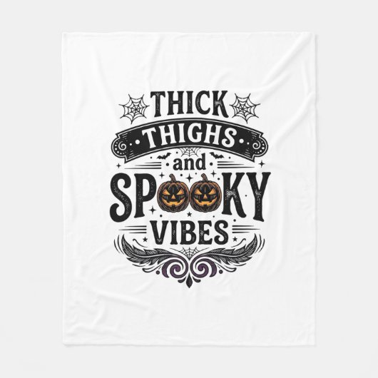 Couverture Polaire Conceptions de chemise Halloween Thick Thighs Spoo (Devant)