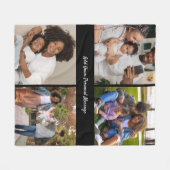 Couverture Polaire Concevez votre propre collection de 4 photos (Devant (Horizontal))