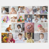 Couverture Polaire Concevez votre propre collection de photos 20 (Devant (Horizontal))